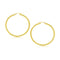 14k Yellow Gold Polished Hoop Earrings (30 mm)